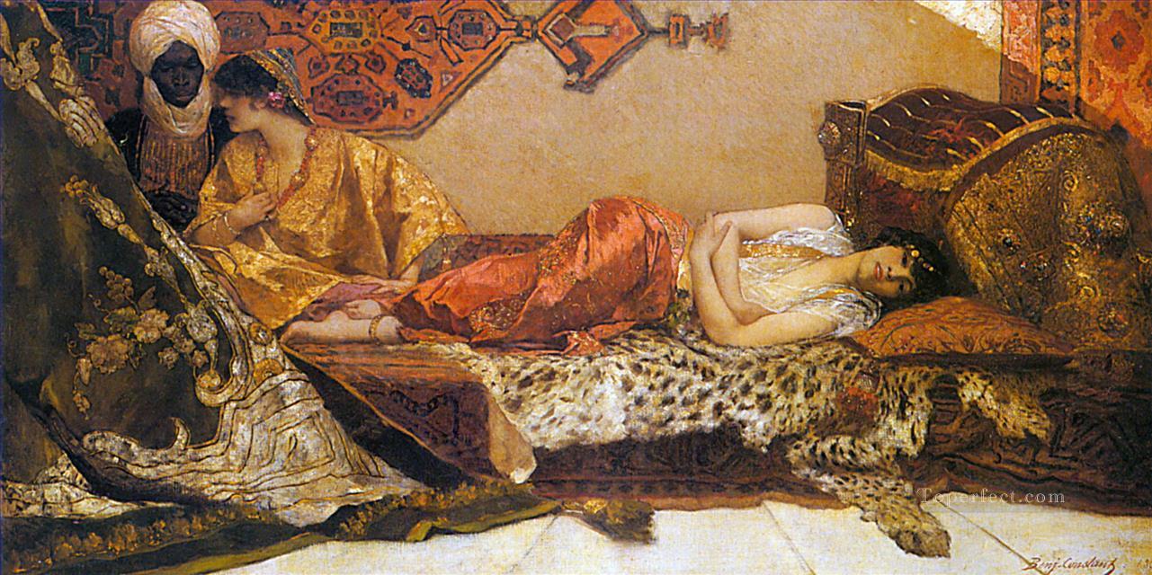The Odalisque Jean Joseph Benjamin Constant Orientalist Oil Paintings